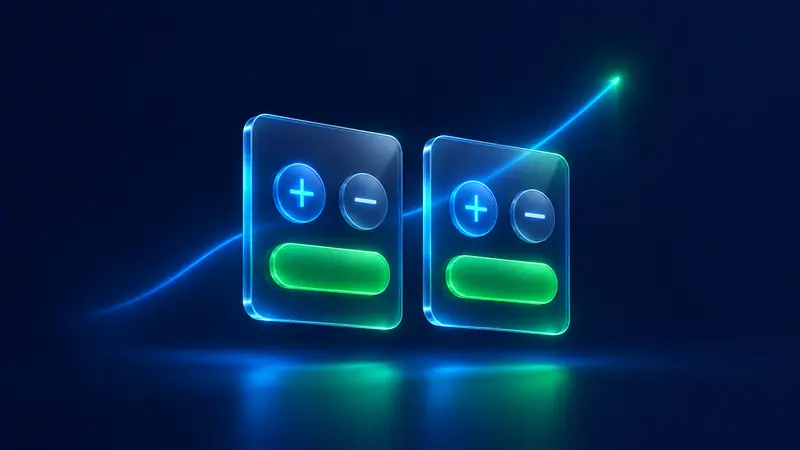 Two bet panels in a crash game