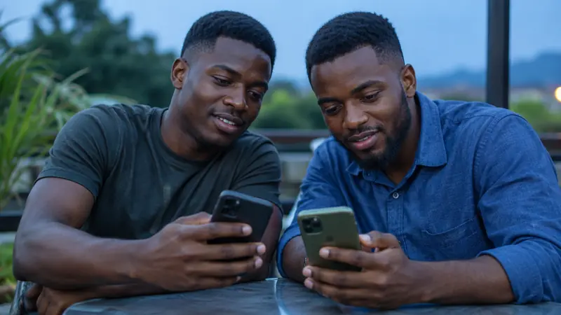Sharing a booking code between two phones