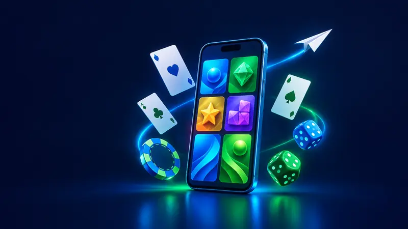 Casino lobby, crash games and table games on one phone