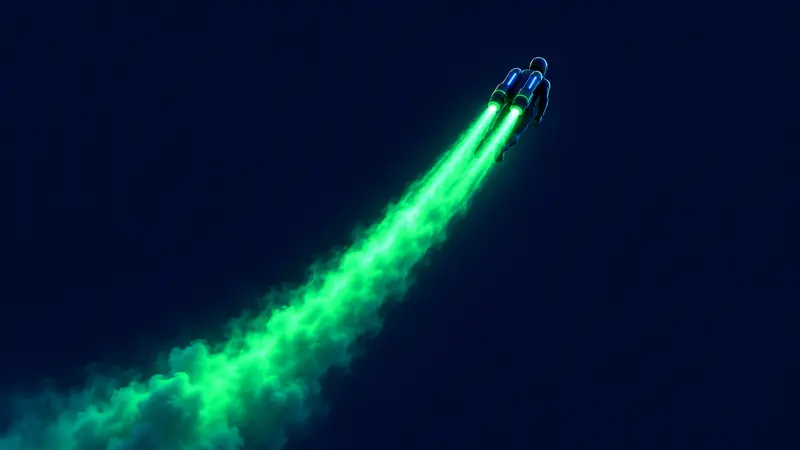 Jetpack crash game concept